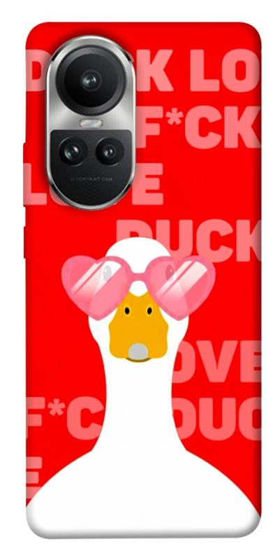 Чехол itsPrint Lovely duck для Oppo Reno 10, любовь, купить оптом с доставкой