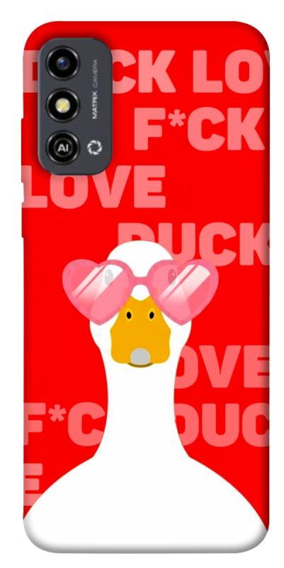 Чехол itsPrint Lovely duck для ZTE Blade A53, любовь, купить оптом с доставкой