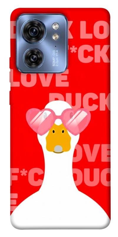 Чехол itsPrint Lovely duck для Motorola Edge 40, любовь, купить оптом с доставкой