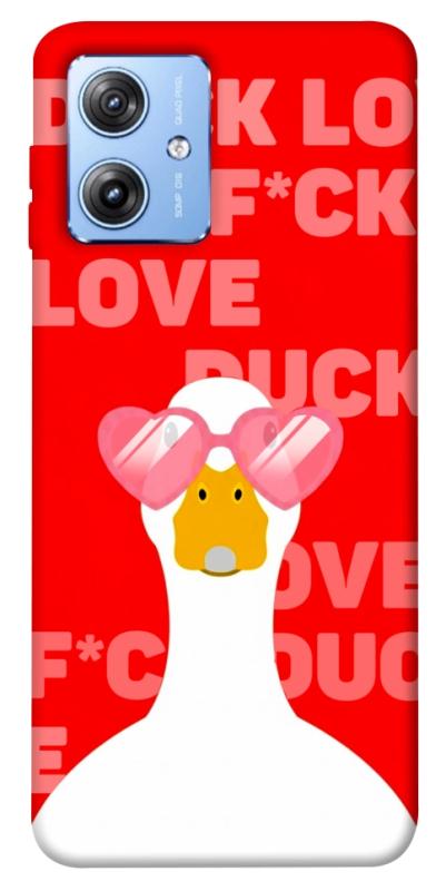 Чохол itsPrint Lovely duck для Motorola Moto G84, кохання, купити оптом з доставкою