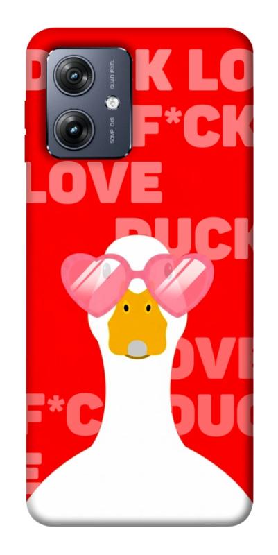 Чехол itsPrint Lovely duck для Motorola Moto G54, любовь, купить оптом с доставкой