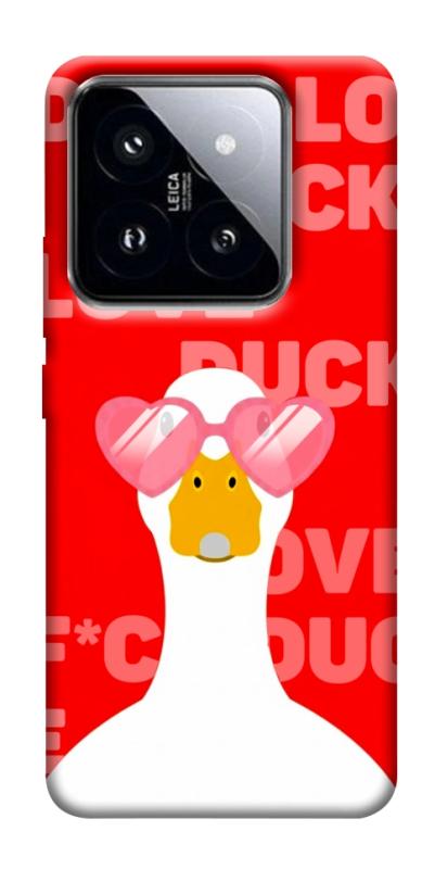 Чохол itsPrint Lovely duck для Xiaomi 14 Pro, кохання, купити оптом з доставкою