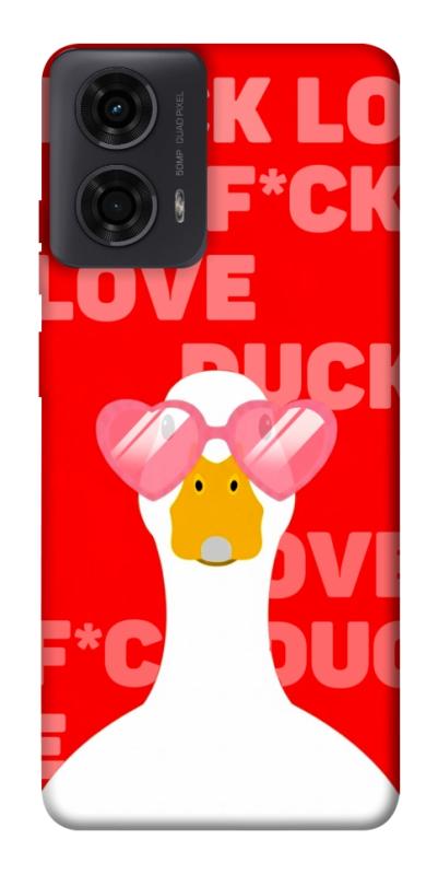 Чехол itsPrint Lovely duck для Motorola Moto G24, любовь, купить оптом с доставкой