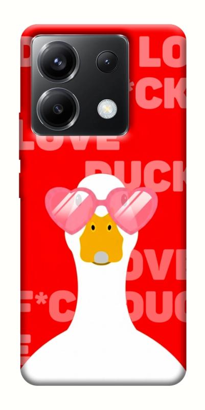 Чехол itsPrint Lovely duck для Xiaomi Poco X6, любовь, купить оптом с доставкой