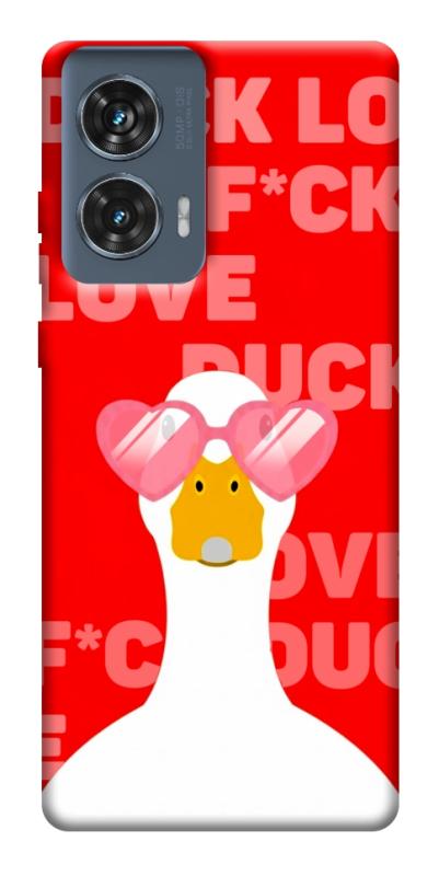 Чохол itsPrint Lovely duck для Motorola Edge 50 Fusion, кохання, купити оптом з доставкою