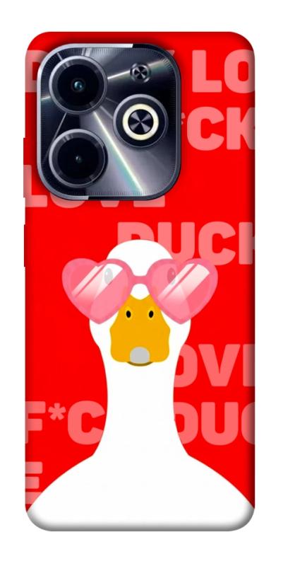 Чехол itsPrint Lovely duck для Infinix Hot 40i, любовь, купить оптом с доставкой