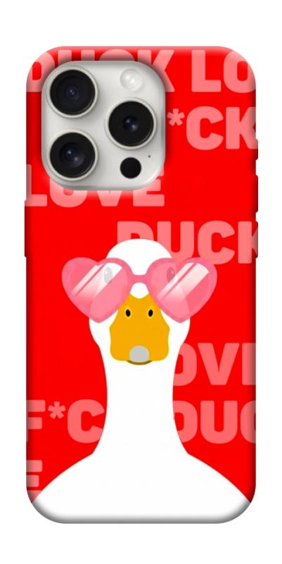 Чехол itsPrint Lovely duck для Apple iPhone 16 Pro Max (6.9"), любовь, купить оптом с доставкой