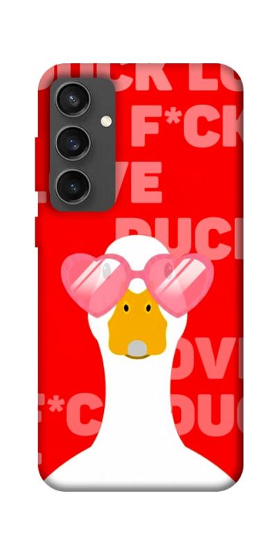 Чехол itsPrint Lovely duck для Samsung Galaxy S24 FE, любовь, купить оптом с доставкой