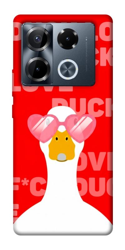 Чехол itsPrint Lovely duck для Infinix Note 40 Pro 4G, любовь, купить оптом с доставкой