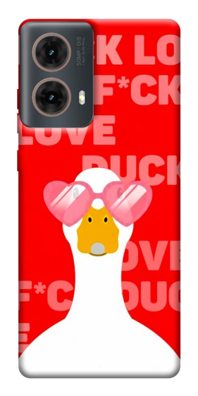 Чехол itsPrint Lovely duck для Motorola Moto G85, любовь, купить оптом с доставкой