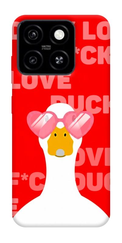 Чехол itsPrint Lovely duck для ZTE Blade A55 4G, любовь, купить оптом с доставкой