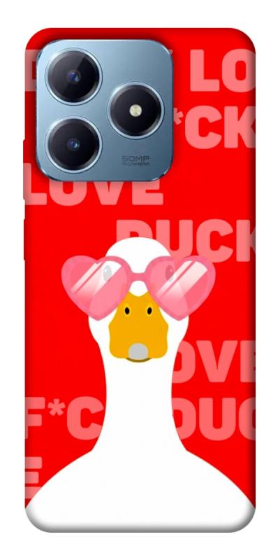 Чехол itsPrint Lovely duck для Realme C63 4G, любовь, купить оптом с доставкой