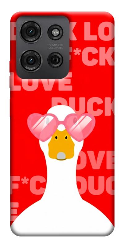 Чехол itsPrint Lovely duck для Motorola Moto G75 5G, любовь, купить оптом с доставкой