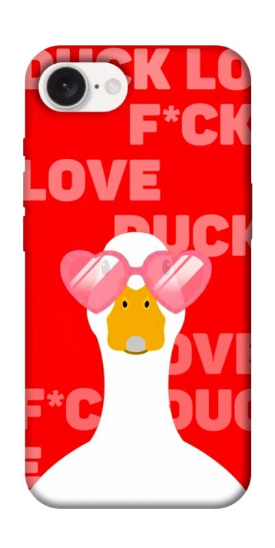 Чехол itsPrint Lovely duck для Apple iPhone 16e (6.1"), любовь, купить оптом с доставкой
