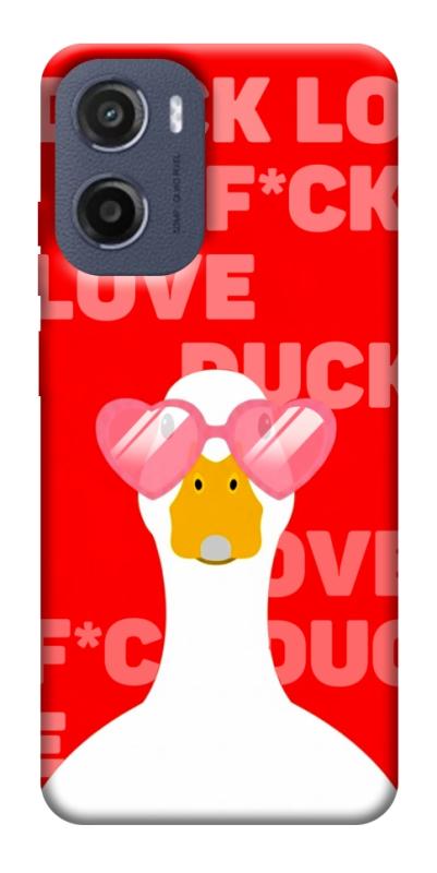 Чехол itsPrint Lovely duck для Motorola Moto G05, любовь, купить оптом с доставкой