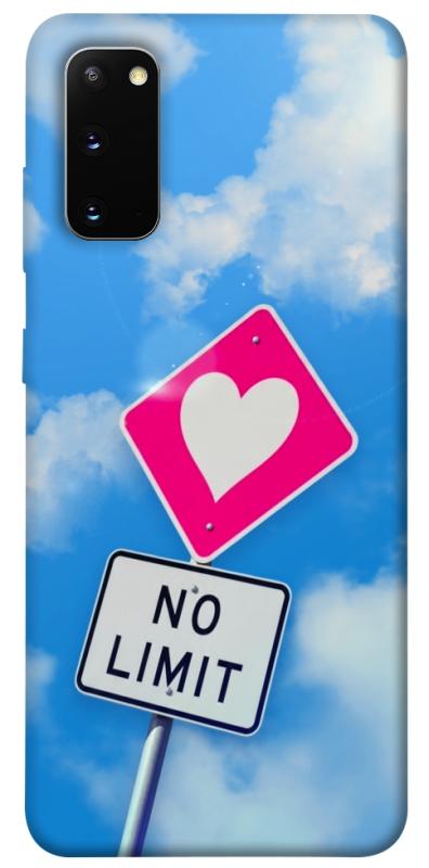 Чехол itsPrint No limit sigh для Samsung Galaxy S20, любовь, купить оптом с доставкой
