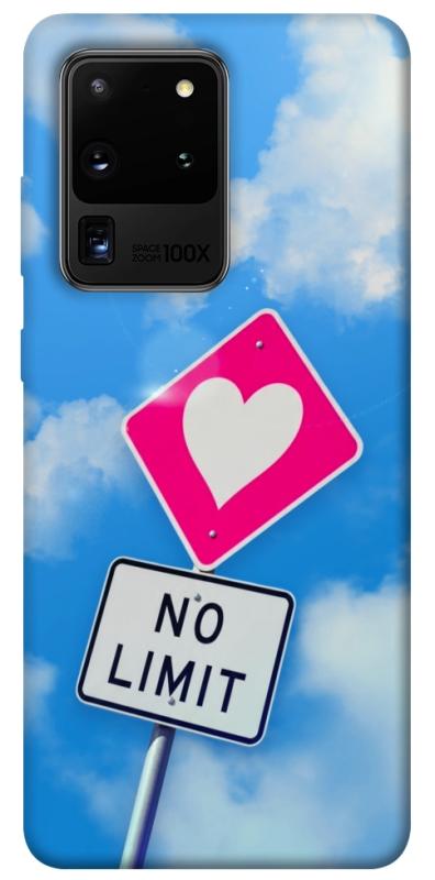 Чехол itsPrint No limit sigh для Samsung Galaxy S20 Ultra, любовь, купить оптом с доставкой