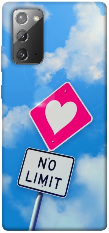 Чехол itsPrint No limit sigh для Samsung Galaxy Note 20, любовь, купить оптом с доставкой