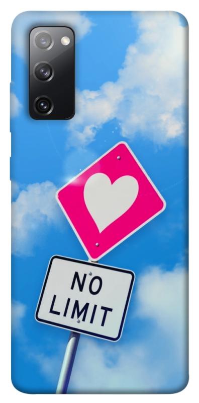 Чохол itsPrint No limit sigh для Samsung Galaxy S20 FE, кохання, купити оптом з доставкою
