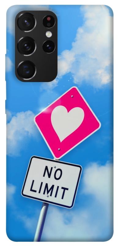 Чехол itsPrint No limit sigh для Samsung Galaxy S21 Ultra, любовь, купить оптом с доставкой