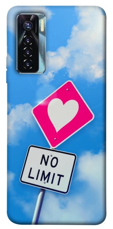 Чехол itsPrint No limit sigh для TECNO Camon 17 Pro, любовь, купить оптом с доставкой
