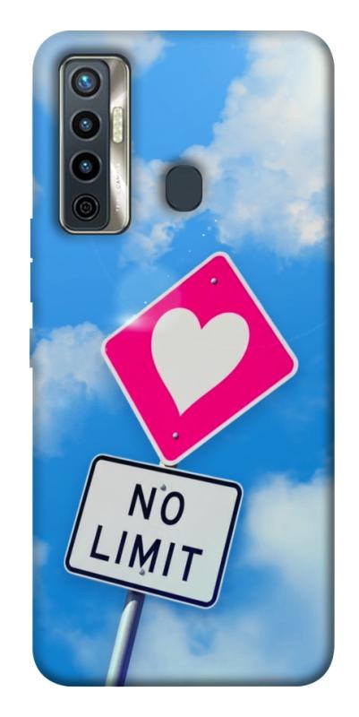 Чехол itsPrint No limit sigh для TECNO Camon 17 Pro, любовь, купить оптом с доставкой