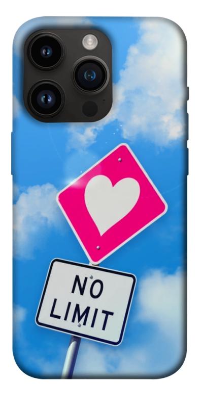 Чехол itsPrint No limit sigh для Apple iPhone 14 Pro (6.1"), любовь, купить оптом с доставкой