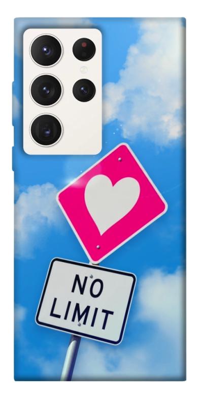 Чехол itsPrint No limit sigh для Samsung Galaxy S23 Ultra, любовь, купить оптом с доставкой