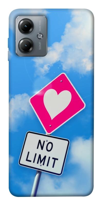 Чехол itsPrint No limit sigh для Motorola Moto G14, любовь, купить оптом с доставкой