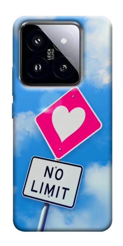 Чохол itsPrint No limit sigh для Xiaomi 14 Pro, кохання, купити оптом з доставкою