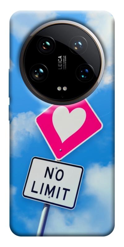 Чехол itsPrint No limit sigh для Xiaomi 14 Ultra, любовь, купить оптом с доставкой