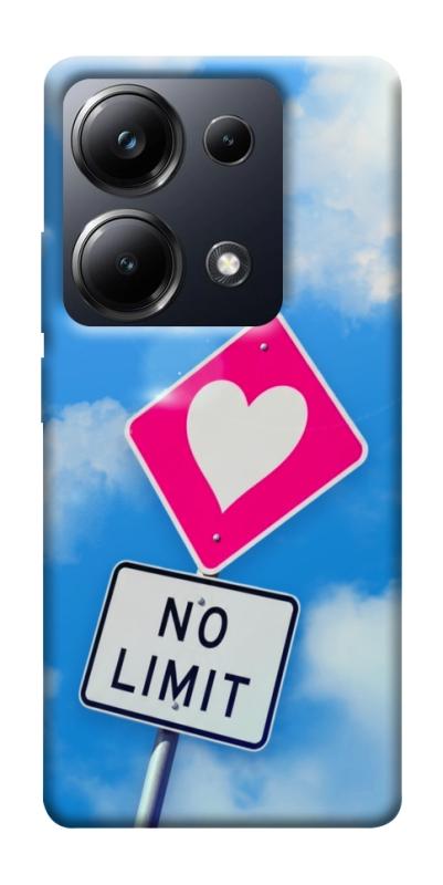 Чехол itsPrint No limit sigh для Xiaomi Redmi 13 4G / Poco M6 4G, любовь, купить оптом с доставкой
