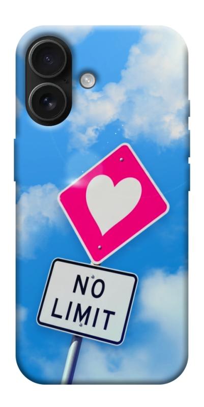 Чехол itsPrint No limit sigh для Apple iPhone 17 (6.3"), любовь, купить оптом с доставкой