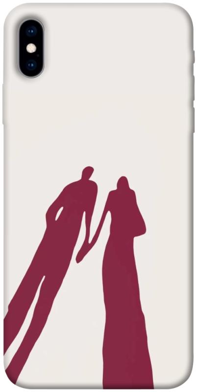 Чохол itsPrint Shadow couple для Apple iPhone X (5.8"), кохання, купити оптом з доставкою