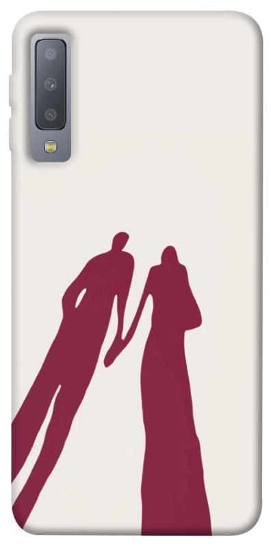 Чехол itsPrint Shadow couple для Samsung A750 Galaxy A7 (2018), любовь, купить оптом с доставкой