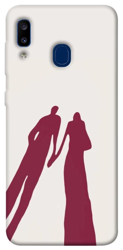 Чехол itsPrint Shadow couple для Samsung Galaxy A20 / A30, любовь, купить оптом с доставкой