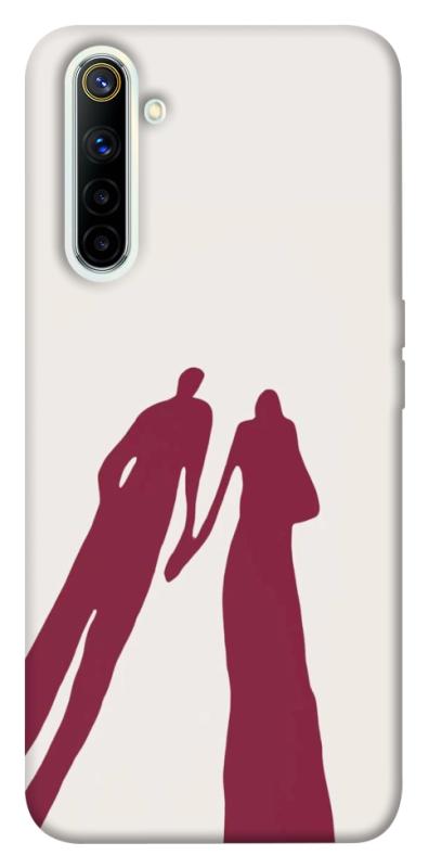 Чехол itsPrint Shadow couple для Realme 6, любовь, купить оптом с доставкой