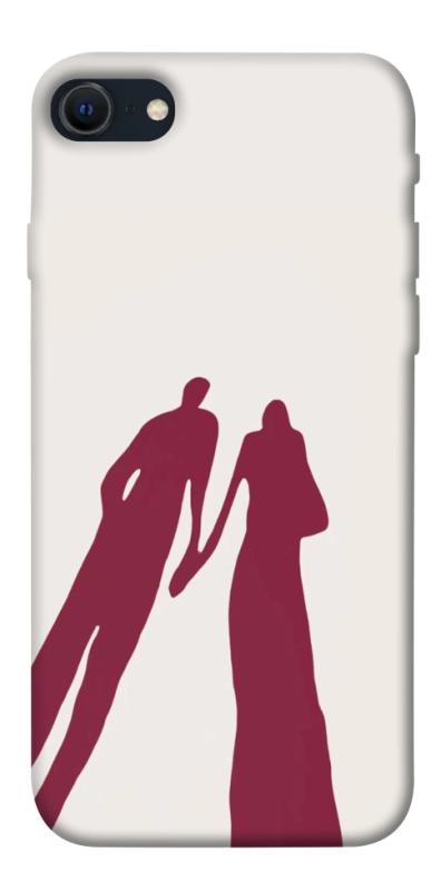 Чехол itsPrint Shadow couple для Apple iPhone SE (2020), любовь, купить оптом с доставкой