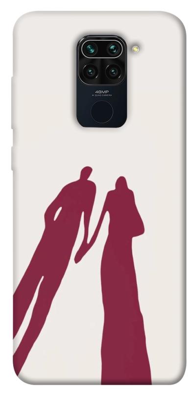 Чехол itsPrint Shadow couple для Xiaomi Redmi Note 9 / Redmi 10X, любовь, купить оптом с доставкой