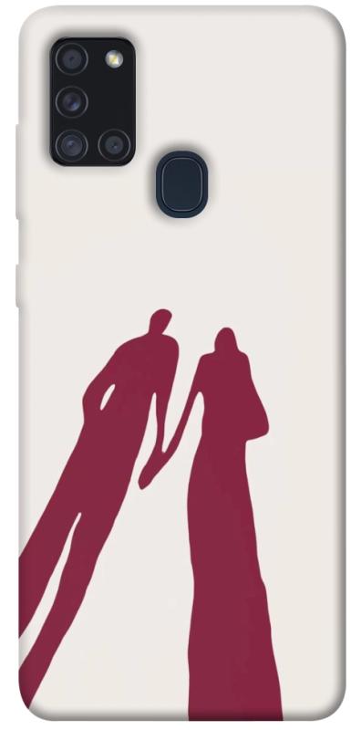 Чехол itsPrint Shadow couple для Samsung Galaxy A21s, любовь, купить оптом с доставкой
