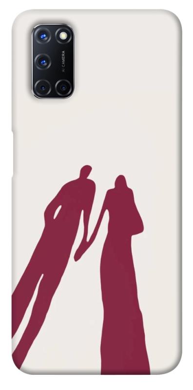 Чехол itsPrint Shadow couple для Oppo A52 / A72 / A92, любовь, купить оптом с доставкой