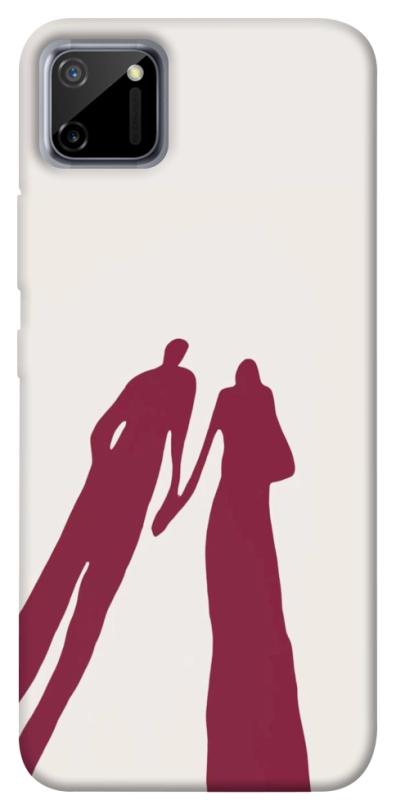Чехол itsPrint Shadow couple для Realme C11, любовь, купить оптом с доставкой
