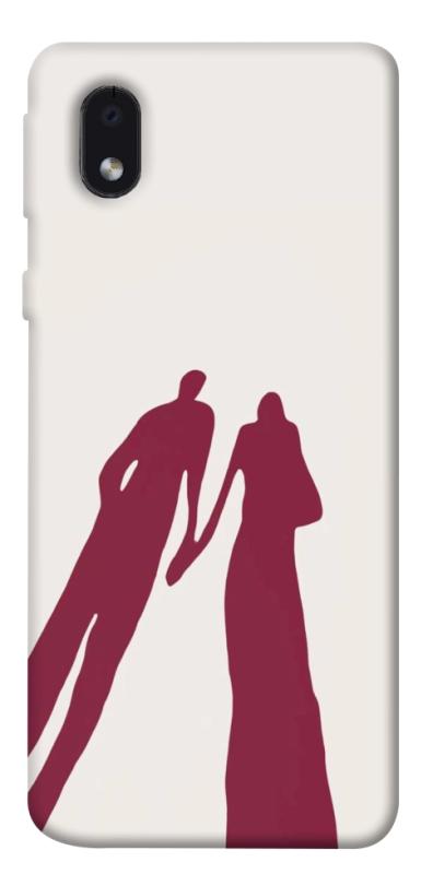 Чехол itsPrint Shadow couple для Samsung Galaxy M01 Core / A01 Core, любовь, купить оптом с доставкой