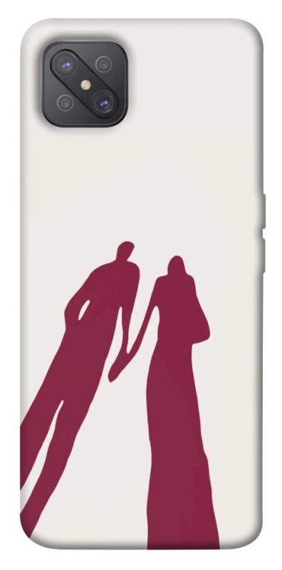 Чехол itsPrint Shadow couple для Oppo A92s, любовь, купить оптом с доставкой