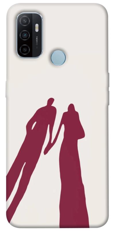 Чехол itsPrint Shadow couple для Oppo A53 / A32 / A33, любовь, купить оптом с доставкой