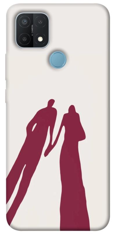Чехол itsPrint Shadow couple для Oppo A15s / A15, любовь, купить оптом с доставкой
