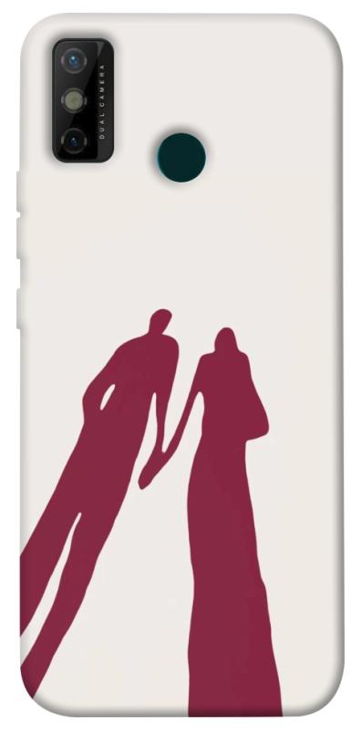 Чехол itsPrint Shadow couple для TECNO Spark 6 Go, любовь, купить оптом с доставкой