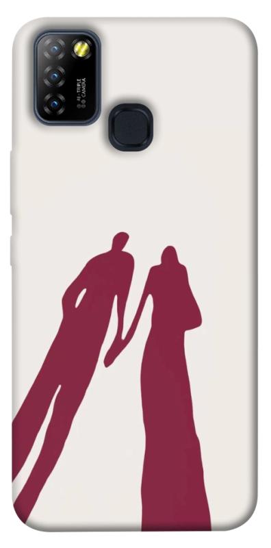 Чехол itsPrint Shadow couple для Infinix Hot 10 Lite, любовь, купить оптом с доставкой