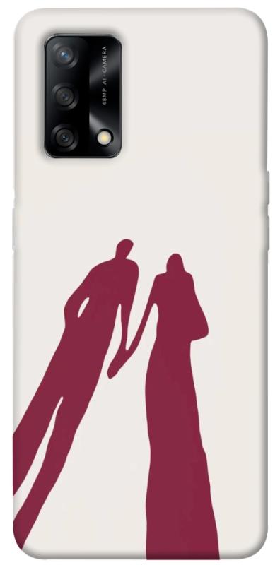 Чехол itsPrint Shadow couple для Oppo A74 4G, любовь, купить оптом с доставкой
