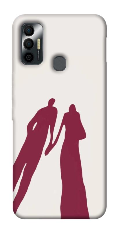 Чехол itsPrint Shadow couple для TECNO Spark 7, любовь, купить оптом с доставкой